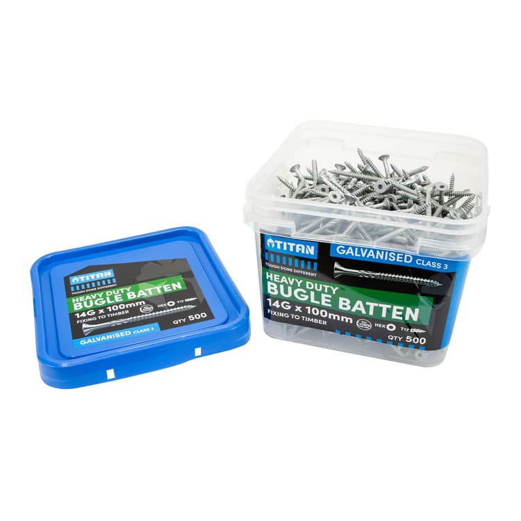 Batten Fasteners Bugle Batten Screws - Galvanised - Titan Fasteners