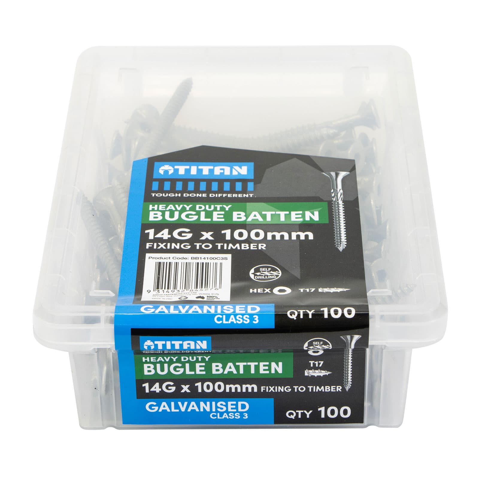Batten Fasteners Bugle Batten Screws - Galvanised - Titan Fasteners