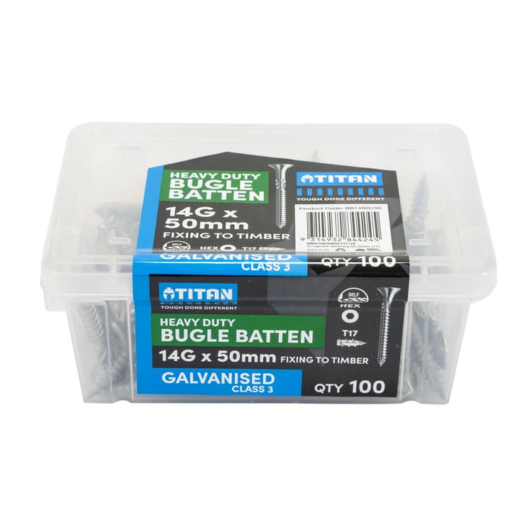 Batten Fasteners Bugle Batten Screws - Galvanised - Titan Fasteners
